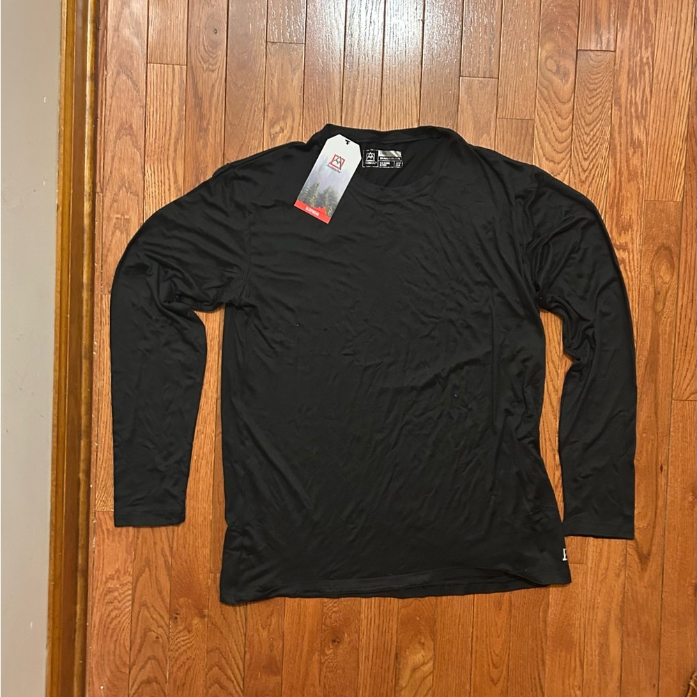 Avalanche Black Long Sleeve Men's Tee